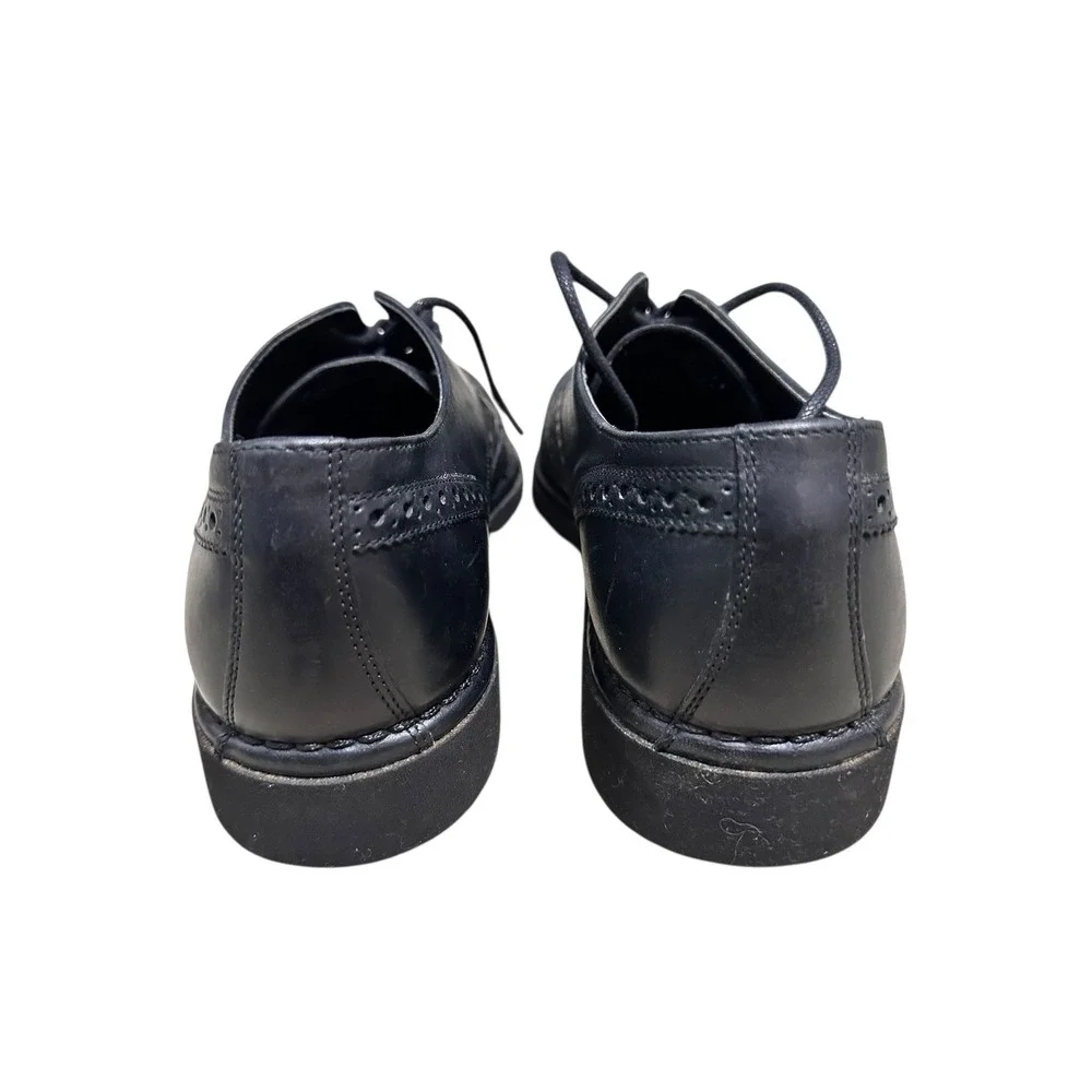 Rockport DresSports Wingtip Oxford Dress Shoes Men's 8 Black‎ Leather vintage